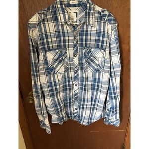 BKE Athletic Fit Button Down Size‎ M Shirt (A221)